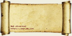 Irina Dedijer vizit kartica